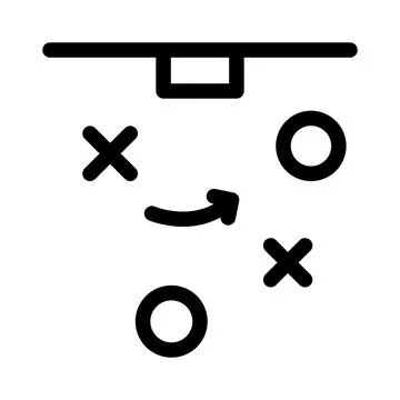 Game Strategy creative icon for planning, competition, and decision-making .. Stock Illustration