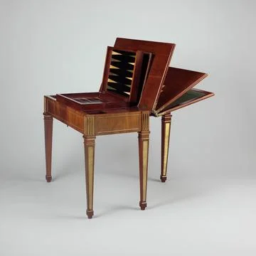Game table ca. 178083 David Roentgen German In the eighteenth century, when.. Foto stock