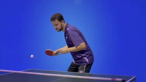 The Game of Table Tennis Stock Footage 70046719