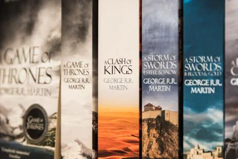 Game Of Thrones Books Stock Photos