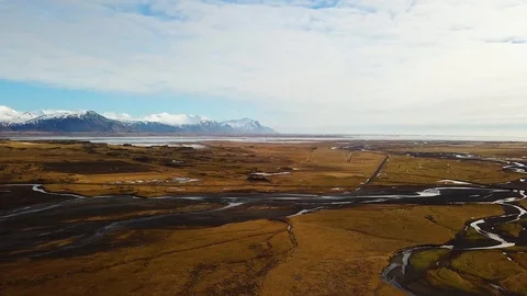 Game of thrones location at Iceland Stock Footage 93870568