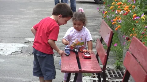 Game Two Kids Stock Footage 46144188