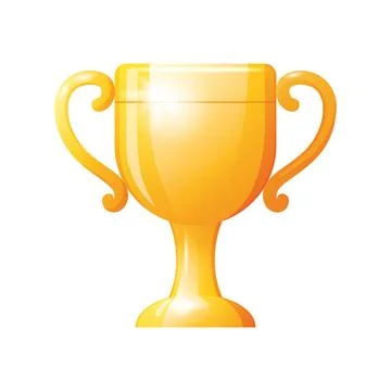 Game UI asset. Gaming user interface trophy cup icon. vector illustration Stock Illustration