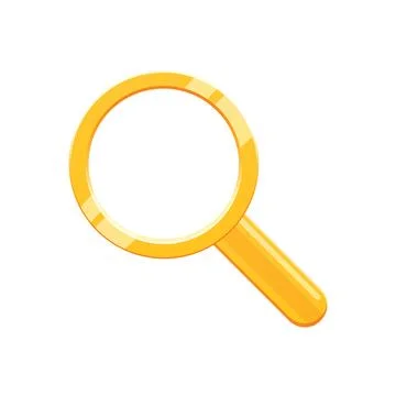 Game UI asset. Gaming user interface magnifier icon. vector illustration Ilustração Stock