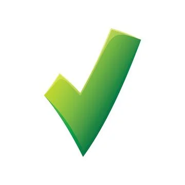 Game UI asset. Gaming user interface check mark icon. vector illustration Illustrazione stock