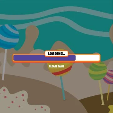 Game ui menu application mobile app Stock-Illustration