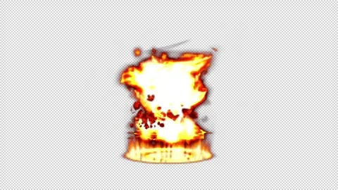 Game VFX Effects Alpha Channel Animation 26 Stock Footage 274361465