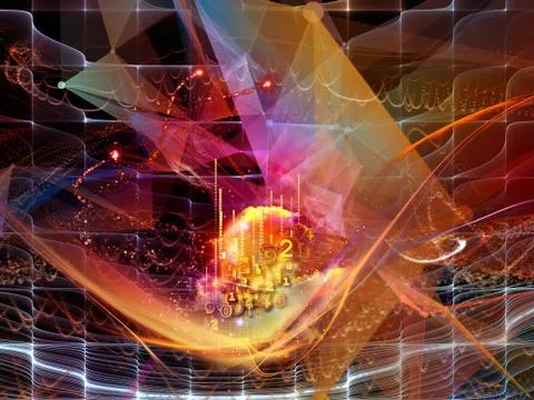 Game of Virtual World Illustrazione stock