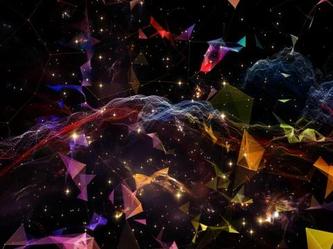 Game of Virtual World Stockillustratie