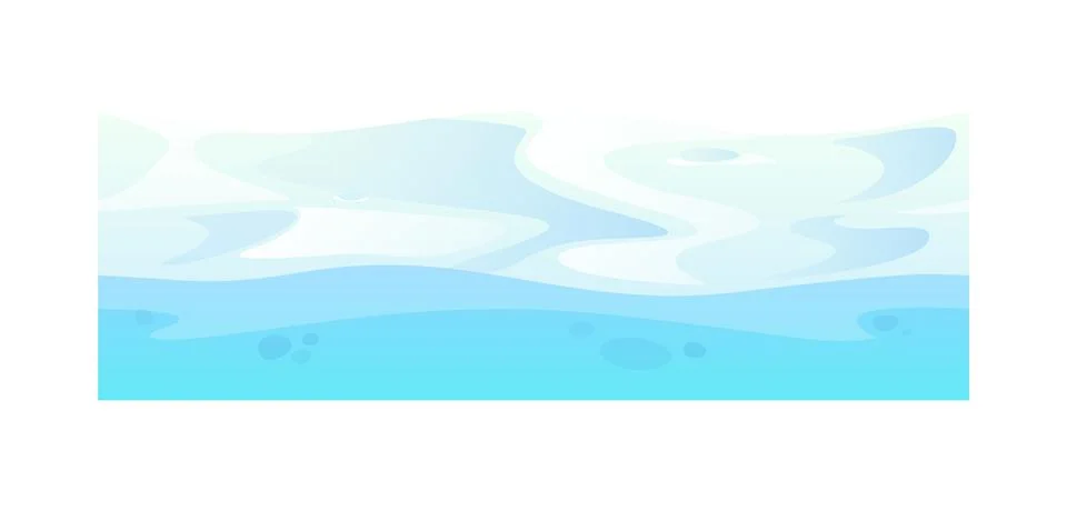 Game water surface soil layer with ripples 库存插图
