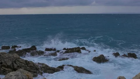 Game of waves Stock Footage 144468215