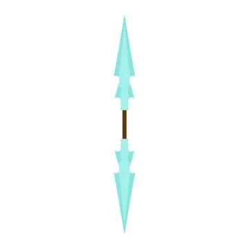  Game weapon vector icon sword cartoon fantasy medieval rpg war. Design il... Foto stock