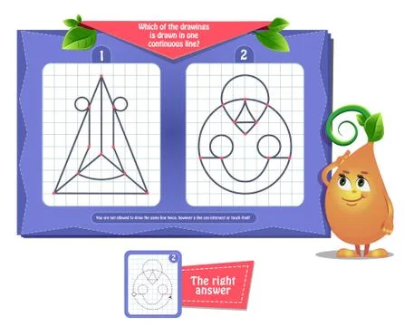 Game which of the drawing  adults Stock Illustration