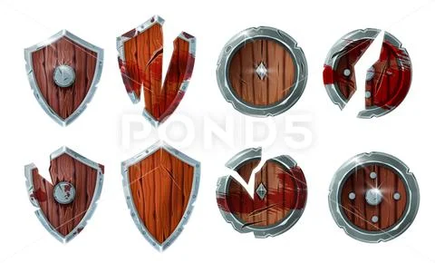 Broken Shield Vector Broken Shield Vector Images | Depositphotos