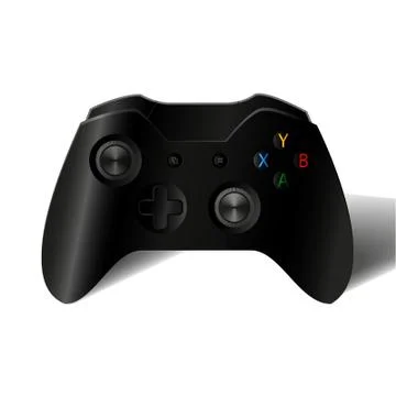 Game xbox one controller. Joystick game console. Vector gamepad in eps Illustrazione stock