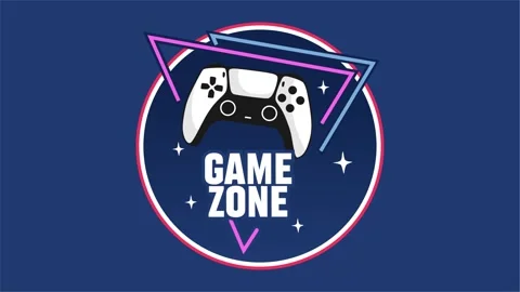 Game zone with cool game consoles Vídeos de archivo 316105041