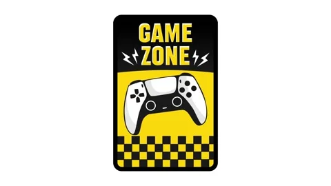 Game zone with cool game consoles Stock Footage 316105093