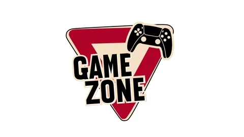 Game zone with game console silhouette Stock Footage 294319207