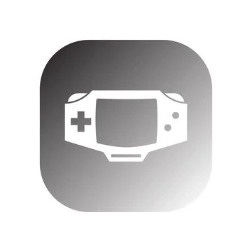Gameboy icon vector Stock Illustration