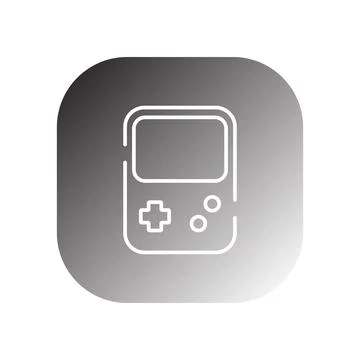 Gameboy icon vector Stock Illustration