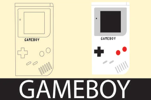 Gameboy Stock Illustration