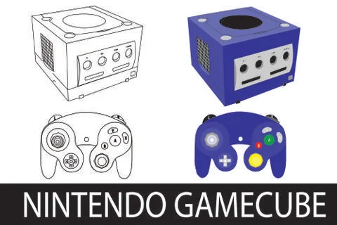 Gamecube Stockillustratie