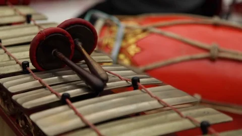 Gamelan Gender - Close up Stock-Footage 89518390