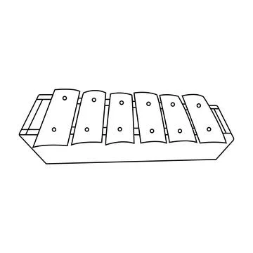 Gamelan icon design 库存插图