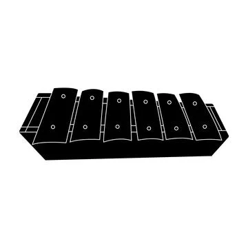 Gamelan icon design Stock Illustration