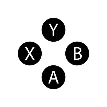 Gamepad button icon vector Stock Illustration