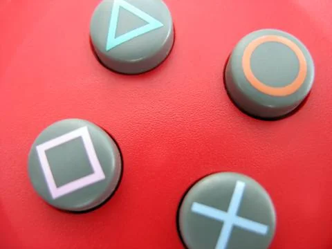 Gamepad buttons Stock Photos