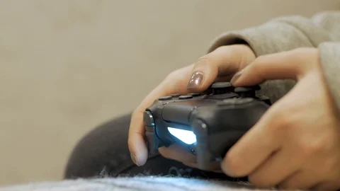 Gamepad close up Stock Footage 104574648