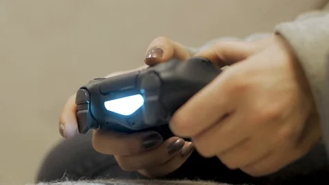 Gamepad close up Stock Footage 104574686