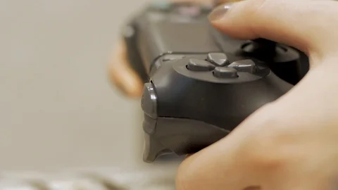 Gamepad close up Stock Footage 104574699