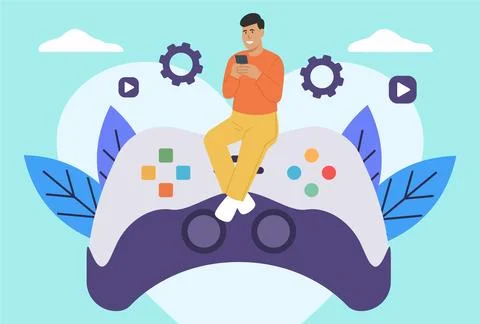 Gamepad Concept Illustration Stock Illustration