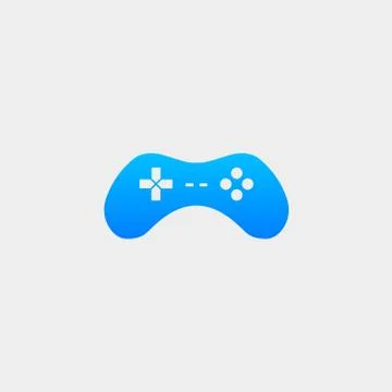 Gamepad controller logo template vector illustration icon element Illustrazione stock