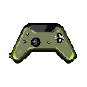 Gamepad gamepad pixel art vector illustration Stock Illustration