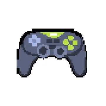 Gamepad gamepad pixel art vector illustration Stock Illustration