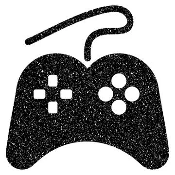 Gamepad Grainy Texture Icon Illustrazione stock