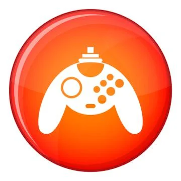 Gamepad icon, flat style イラスト素材