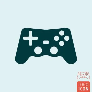 Gamepad icon isolated Stock Illustration