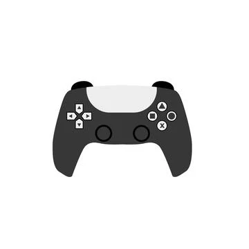 Gamepad icon, joystick icon, game console symbol vector Illustrazione stock