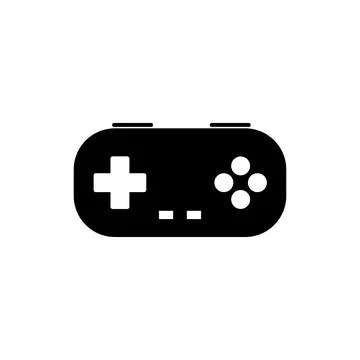 Gamepad icon. Vector illustration of joystick icon symbol. Stock Illustration