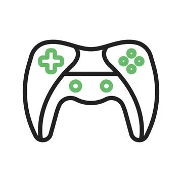 Gamepad icon vector image. Illustrazione stock