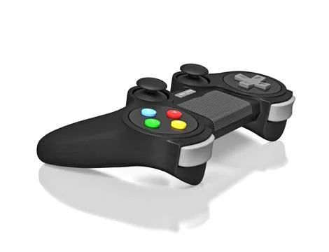 Gamepad joypad for video game console isolated Stock-Illustration