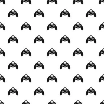 Gamepad pattern, simple style 스톡 일러스트