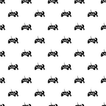 Gamepad repair pattern seamless 스톡 일러스트
