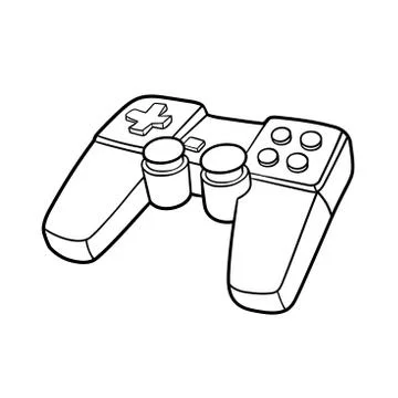 Gamepad symbol Stockillustratie
