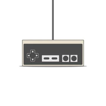 Gamepad vector flat Illustration Stock Illustration
