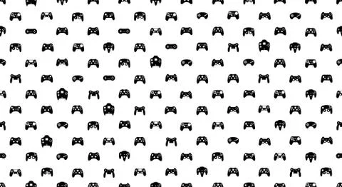 Gamepad Video game controller background Stock Illustration